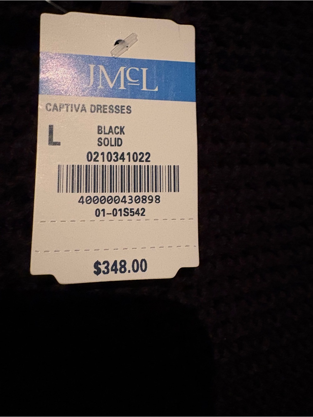 J. McLaughlin Black Crocheted Dress